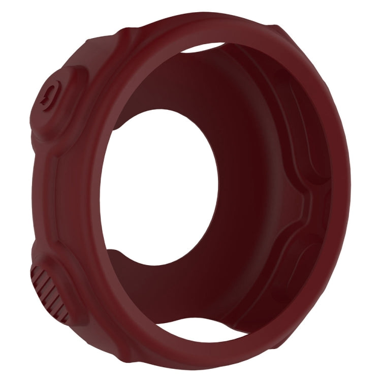 Solid Color Silicone Watch Protective Case for Garmin F235 / F750(Red) - Screen Protector by ENKAY | Online Shopping UK | buy2fix