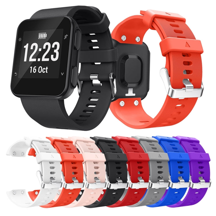 Silicone Sport Watch Band for Garmin Forerunner 35(Light Pink) by buy2fix