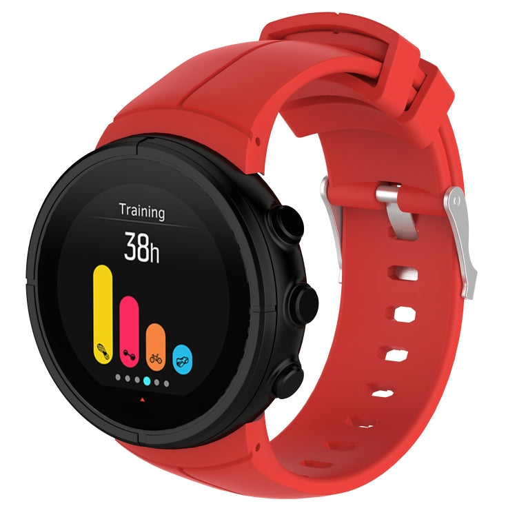 Silicone Watch Band for SUUNTO Spartan Ultra(Red) - by buy2fix | Online Shopping UK | buy2fix