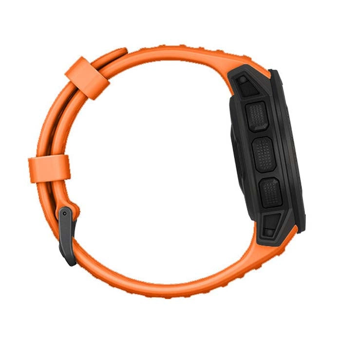 Silicone Watch Band for Garmin Instinct 22mm, Host not Included(Orange) - Watch Bands by buy2fix | Online Shopping UK | buy2fix