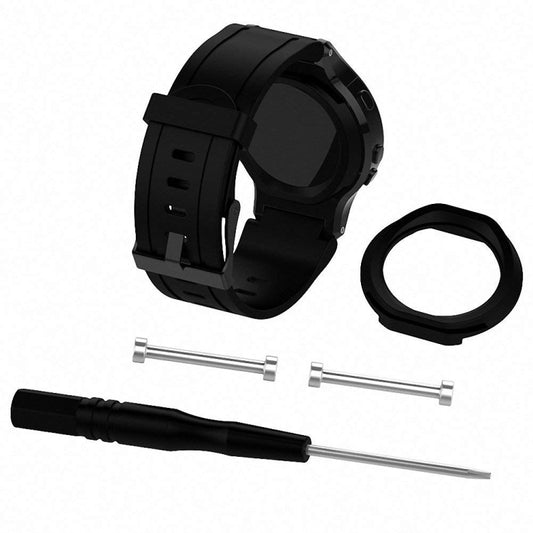 Silicone Sport Watch Band for Garmin Forerunner 225(Black) by buy2fix