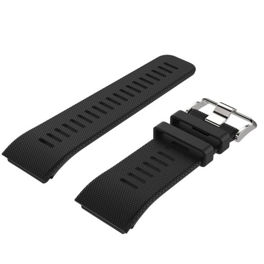 Silicone Sport Watch Band for Garmin Vivoactive HR(Black) by buy2fix
