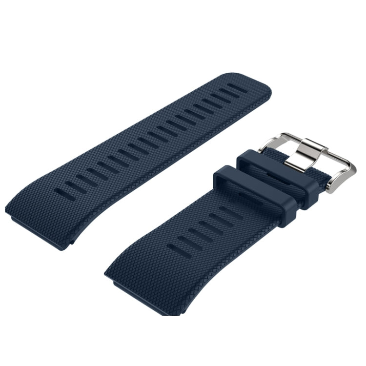 Silicone Sport Watch Band for Garmin Vivoactive HR(Dark Blue) - Watch Bands by buy2fix | Online Shopping UK | buy2fix