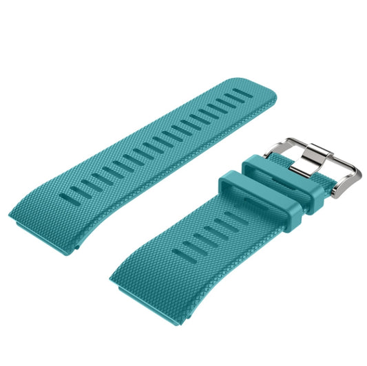 Silicone Sport Watch Band for Garmin Vivoactive HR(Tiffany Blue) by buy2fix