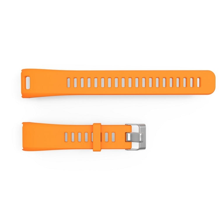 Silicone Sport Watch Band for Garmin Vivosmart HR(Orange) - Watch Bands by buy2fix | Online Shopping UK | buy2fix