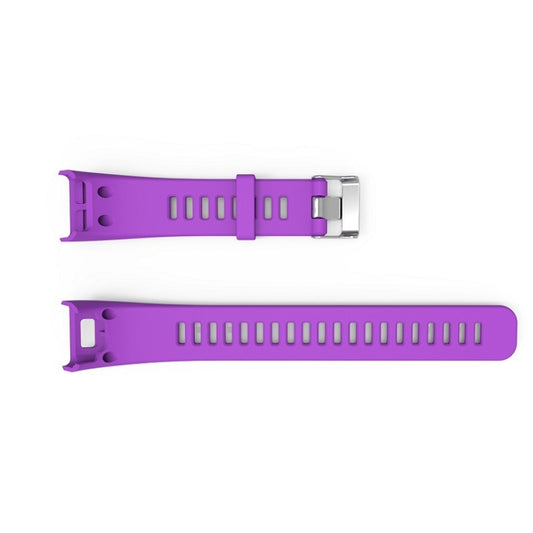 Silicone Sport Watch Band for Garmin Vivosmart HR(Purple) by buy2fix