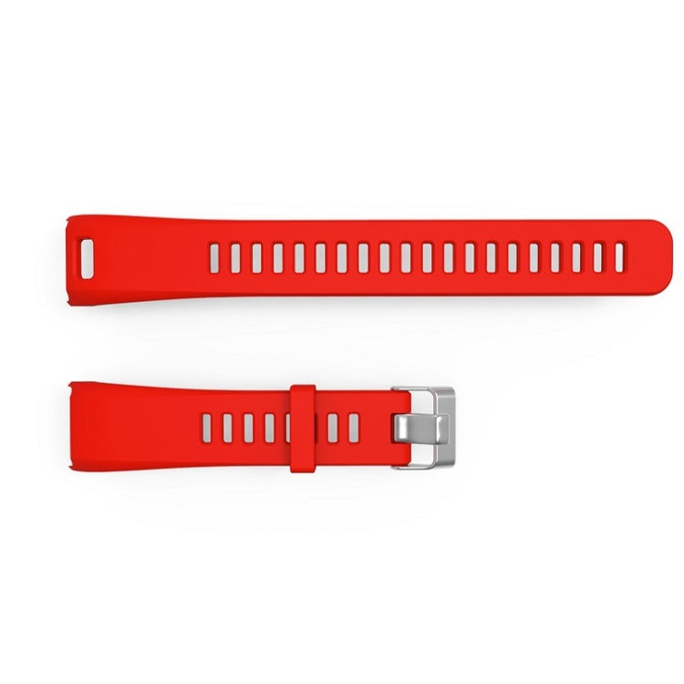 Silicone Sport Watch Band for Garmin Vivosmart HR (Red) - Watch Bands by buy2fix | Online Shopping UK | buy2fix