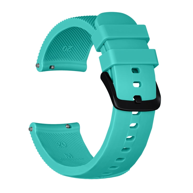 Crazy Horse Texture Silicone Watch Band for Huami Amazfit Bip Lite Version 20mm(Mint Green) - Watch Bands by buy2fix | Online Shopping UK | buy2fix