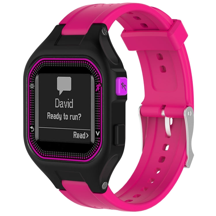 Female Adjustable Watch Band for Garmin Forerunner 25(Rose Red) - Watch Bands by buy2fix | Online Shopping UK | buy2fix