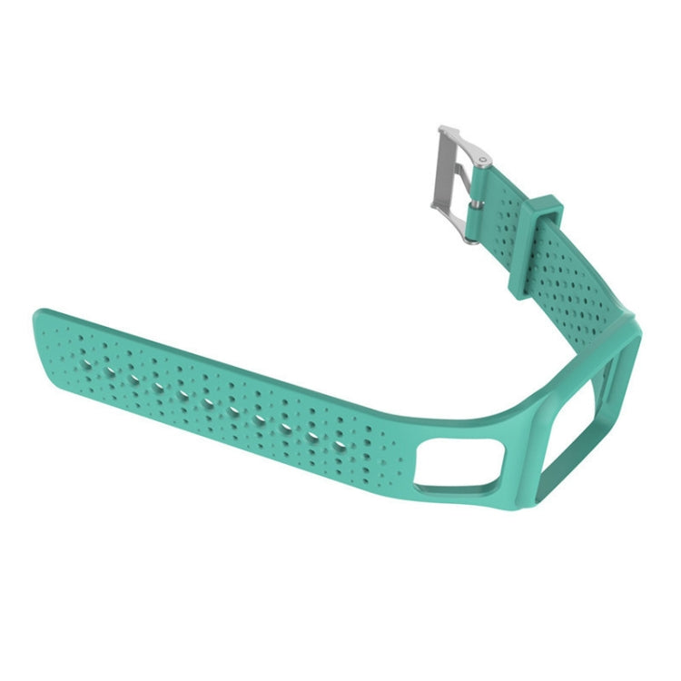 Silicone Sport Watch Band for TomTom 1 Series Runner / Cardio(Mint Green) - Watch Bands by buy2fix | Online Shopping UK | buy2fix