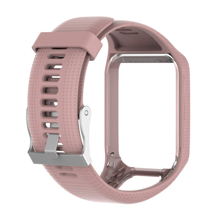Silicone Sport Watch Band for Tomtom Runner 2/3 Series (Khaki) - Watch Bands by buy2fix | Online Shopping UK | buy2fix