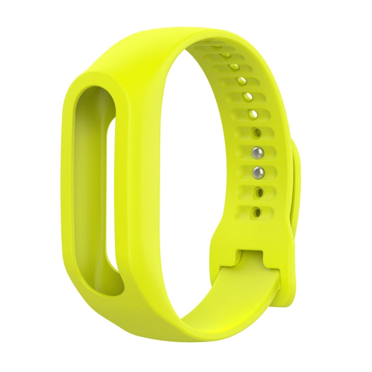 Silicone Sport Watch Band for TomTom Touch(Yellow) - Watch Bands by buy2fix | Online Shopping UK | buy2fix