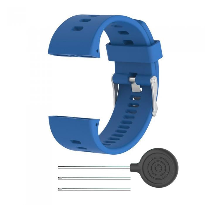 Silicone Sport Watch Band for POLAR V800(Blue) - by buy2fix | Online Shopping UK | buy2fix
