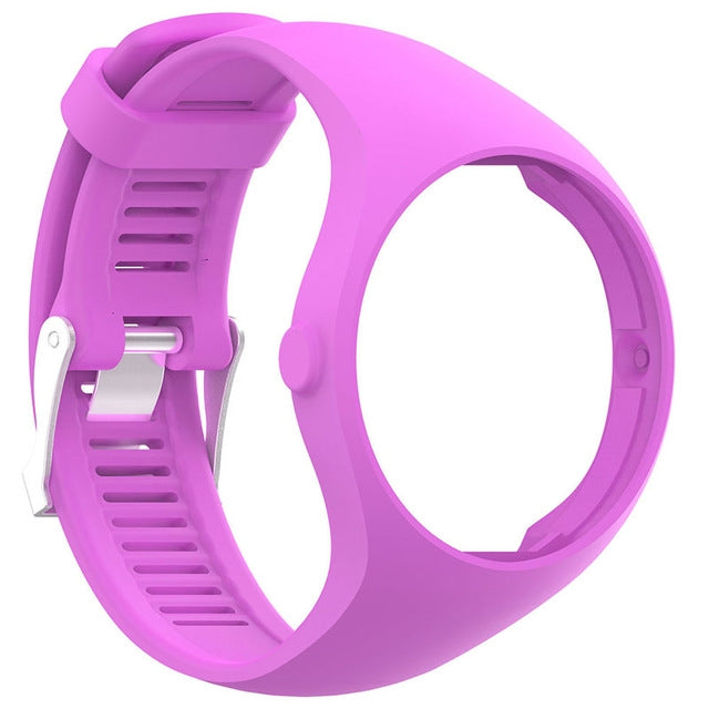 Silicone Sport Watch Band for POLAR M200(Purple) - by buy2fix | Online Shopping UK | buy2fix