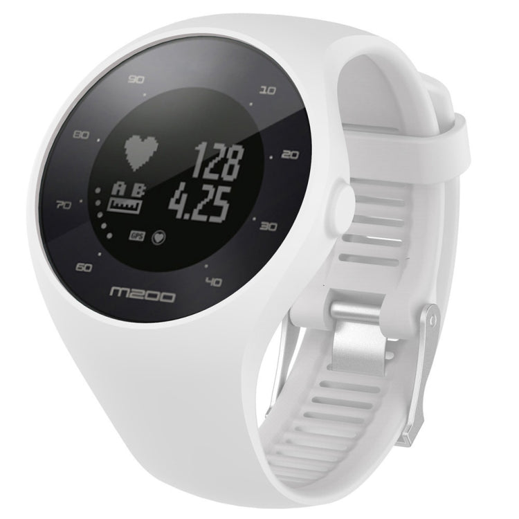 Silicone Sport Watch Band for POLAR M200(White) - by buy2fix | Online Shopping UK | buy2fix