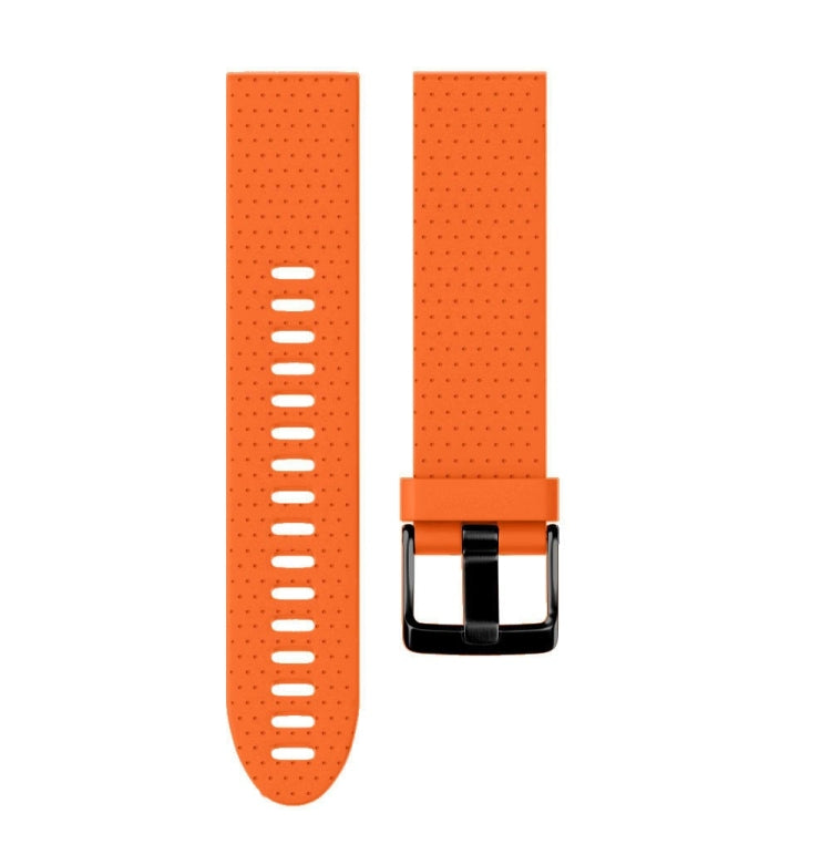 Fenix 5S Quick Removable Silicone Watch Band 20mm(Orange) - Watch Bands by buy2fix | Online Shopping UK | buy2fix