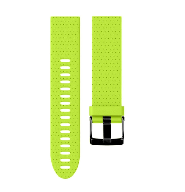 Quick Removable Silicone Watch Band for Fenix 5S 20mm(Green) - Watch Bands by buy2fix | Online Shopping UK | buy2fix