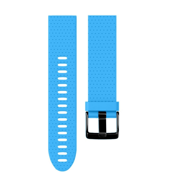 Quick Removable Silicone Watch Band for Fenix 5S 20mm(Sky Blue) - Watch Bands by buy2fix | Online Shopping UK | buy2fix