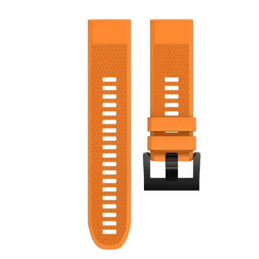Quick Removable Silicone Watch Band for Fenix 5X 26mm(Orange) by buy2fix