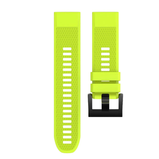 Quick Removable Silicone Watch Band for Fenix 5X 26mm(Green) by buy2fix