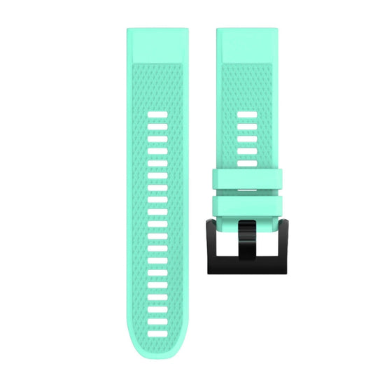 Quick Removable Silicone Watch Band for Fenix 5X 26mm(Mint Green) by buy2fix