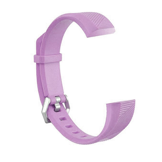 Children Silicone Twilled Watch Band for FITBIT ACE(Light Purple) by buy2fix