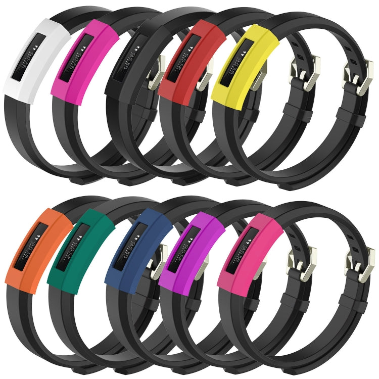 Intelligent Wearable Device, Solid Color Silicone Watch Protective Case for FITBIT Alta / HR(Rose Red) - Screen Protector by ENKAY | Online Shopping UK | buy2fix
