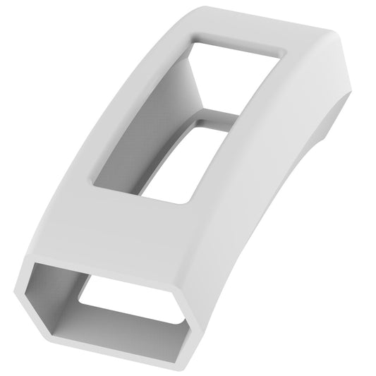 Intelligent Wearable Device, Solid Color Silicone Watch Protective Case for FITBIT Alta / HR(White) by ENKAY