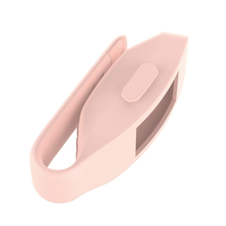 Smart Watch Silicone Clip Button Protective Case for Fitbit Inspire / Inspire HR / Ace 2(Pink) - Watch Cases by buy2fix | Online Shopping UK | buy2fix