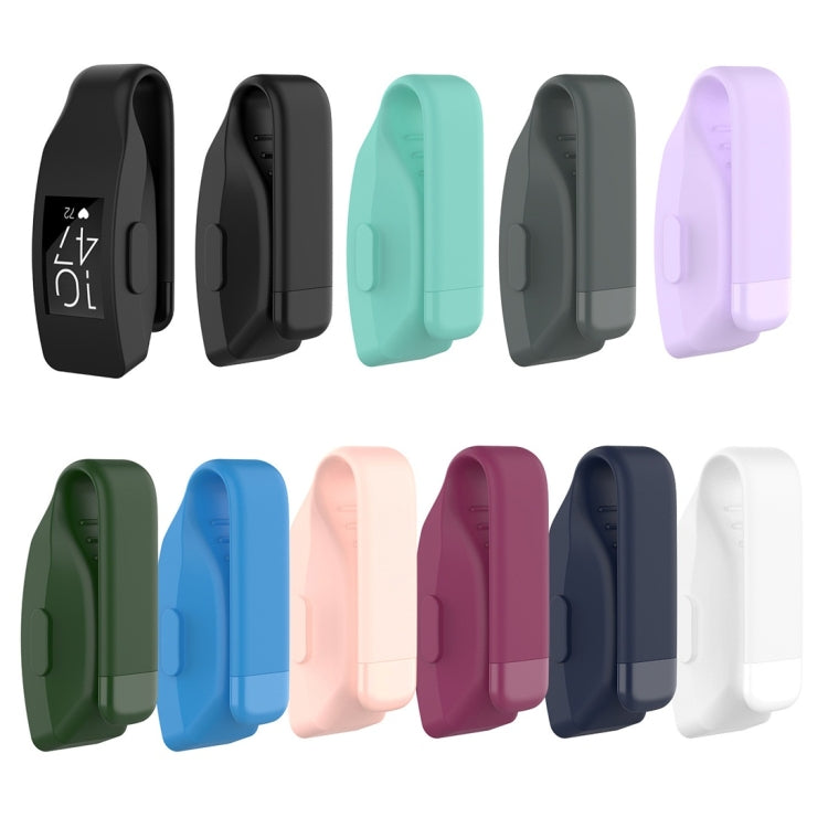 Smart Watch Silicone Clip Button Protective Case for Fitbit Inspire / Inspire HR / Ace 2(Light Purple) by buy2fix