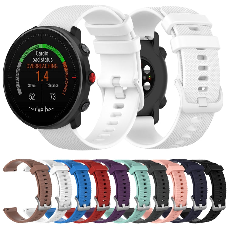 Smart Watch Silicone Watch Band for POLAR Vantage M 22mm(White) - by buy2fix | Online Shopping UK | buy2fix