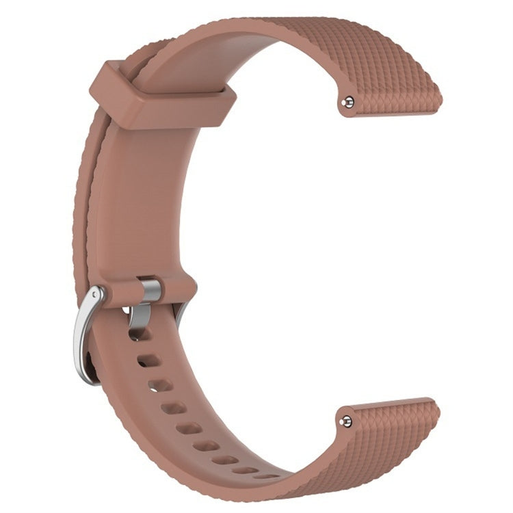 Smart Watch Silicone Watch Band for POLAR Vantage M 22cm(Brown) - by buy2fix | Online Shopping UK | buy2fix