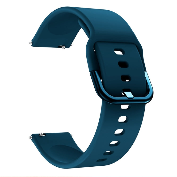 Smart Watch Electroplated Buckle Watch Band for Galaxy Watch Active(Dark Blue) - Watch Bands by buy2fix | Online Shopping UK | buy2fix