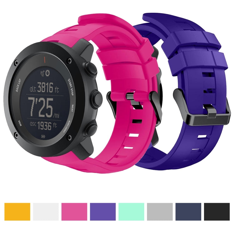 Smart Watch Silicone Watch Band for Suunto Ambit3 Vertical(Rose Red) - by buy2fix | Online Shopping UK | buy2fix