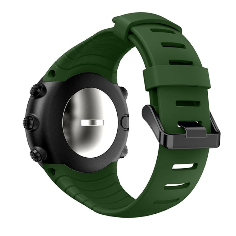 Smart Watch Silicone Watch Band for Suunto Core(Army Green) - by buy2fix | Online Shopping UK | buy2fix