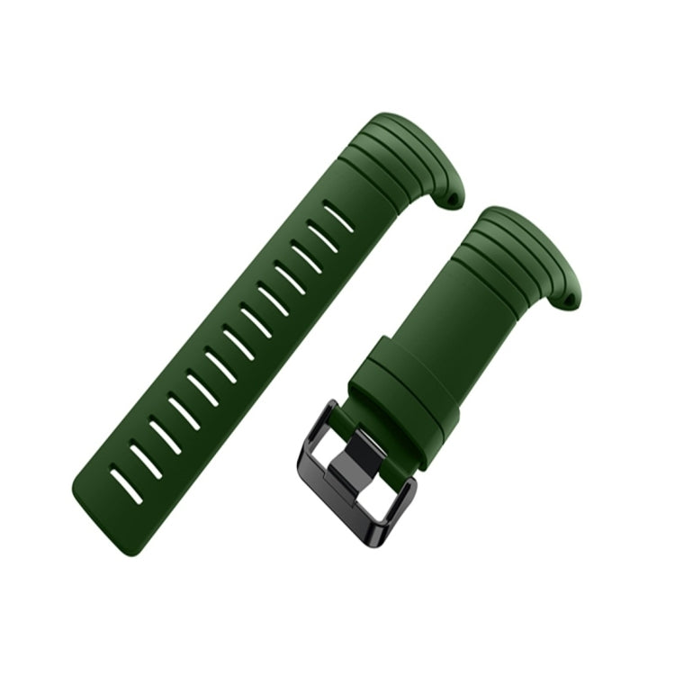 Smart Watch Silicone Watch Band for Suunto Core(Army Green) - by buy2fix | Online Shopping UK | buy2fix