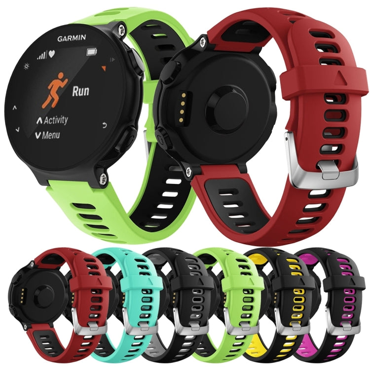 Smart Watch Silicone Watch Band for Garmin Forerunner 735XT(Mint Green) - Watch Bands by buy2fix | Online Shopping UK | buy2fix