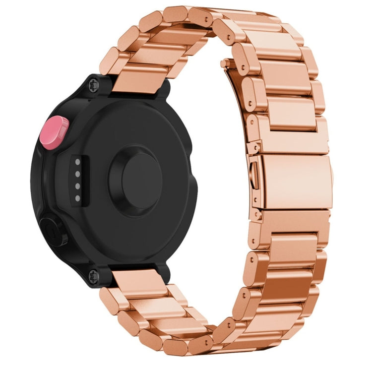 Universal Smart Watch Three Steel Strips Watch Band for Garmin Forerunner 220 / 230 / 235 / 630 / 620 / 735(Rose Gold) - Watch Bands by buy2fix | Online Shopping UK | buy2fix