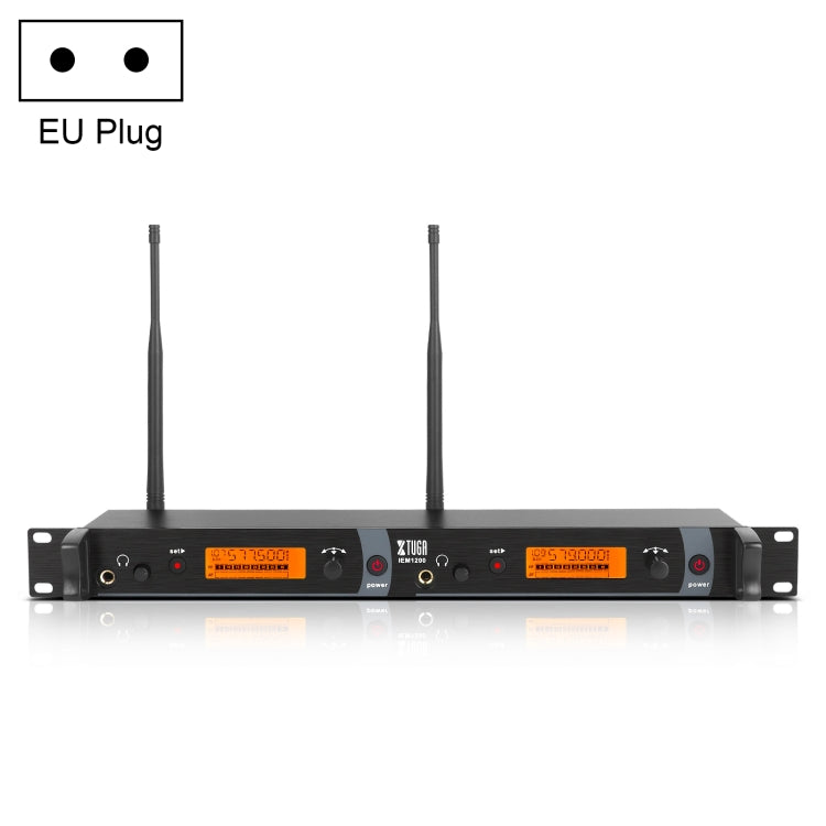 IEM1200 Wireless Transmitter Stage Singer Ear Monitor System(EU Plug) - Consumer Electronics by buy2fix | Online Shopping UK | buy2fix