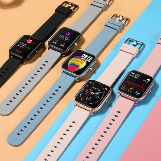 LOKMAT P8 1.4 inch Screen Waterproof Health Smart Watch, Pedometer / Sleep / Heart Rate Monitor (Silver Grey) by Lokmat