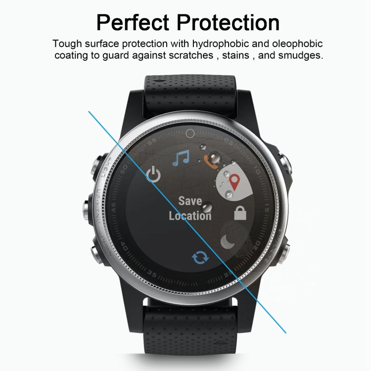 2 PCS ENKAY Hat-Prince for Garmin Fenix 5S Smart Watch 0.2mm 9H Surface Hardness 2.15D Explosion-proof Tempered Glass Screen Film - Screen Protector by ENKAY | Online Shopping UK | buy2fix