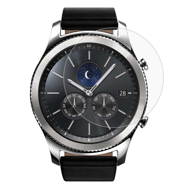 2 PCS ENKAY Hat-Prince for Samsung Gear S3 Smart Watch 0.2mm 9H Surface Hardness 2.15D Explosion-proof Tempered Glass Screen Film - Screen Protector by ENKAY | Online Shopping UK | buy2fix