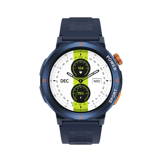 M52 1.43 inch Screen IP68 Waterproof Smart Watch, Support Bluetooth Call / Heart Rate (Blue) by buy2fix