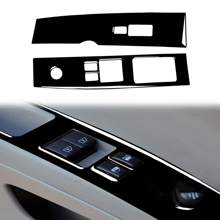 For Nissan 350Z 2003-2005 2pcs Car Window Lift Decorative Sticker, Left Drive - Car Interior Mouldings by buy2fix | Online Shopping UK | buy2fix