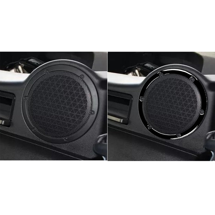 For Nissan 350Z 2003-2009 2pcs Car Hardtop Rear Speaker Horn Decorative Sticker, Left and Right Drive Universal by buy2fix