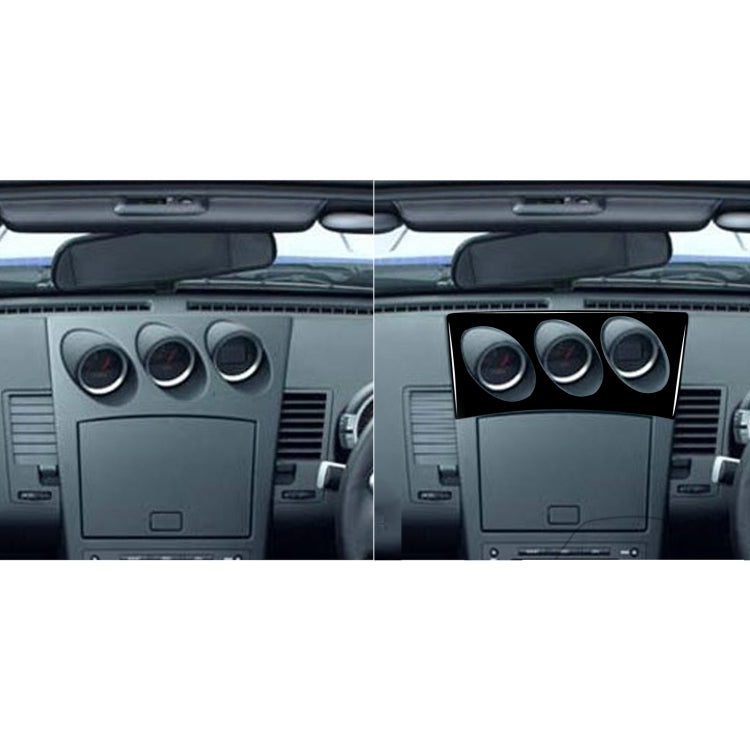 For Nissan 350Z 2003-2009 Car Radio/Air Conditioning Console Sticker, Right Drive - Car Interior Mouldings by buy2fix | Online Shopping UK | buy2fix