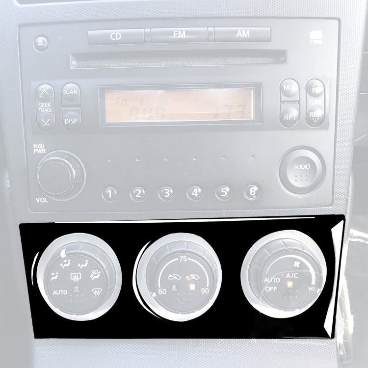 For Nissan 350Z 2003-2009 Car Air Conditioning Adjustment Decorative Stickers, Left and Right Drive Universal - Car Interior Mouldings by buy2fix | Online Shopping UK | buy2fix