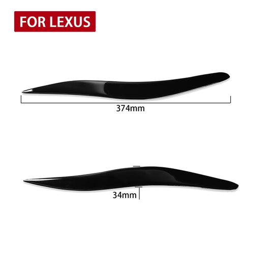 Car ABS Light Eyebrow For Lexus IS250/300 2006-2012 - Lamp Decoration by buy2fix | Online Shopping UK | buy2fix