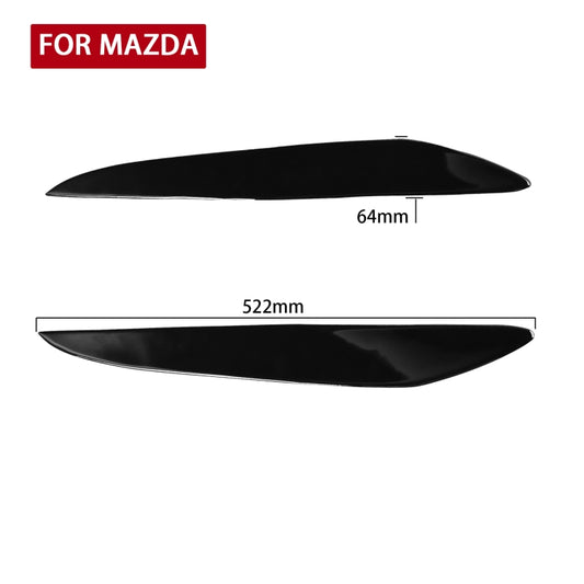 Car ABS Light Eyebrow For Mazda 3 2010-2013 - Lamp Decoration by buy2fix | Online Shopping UK | buy2fix