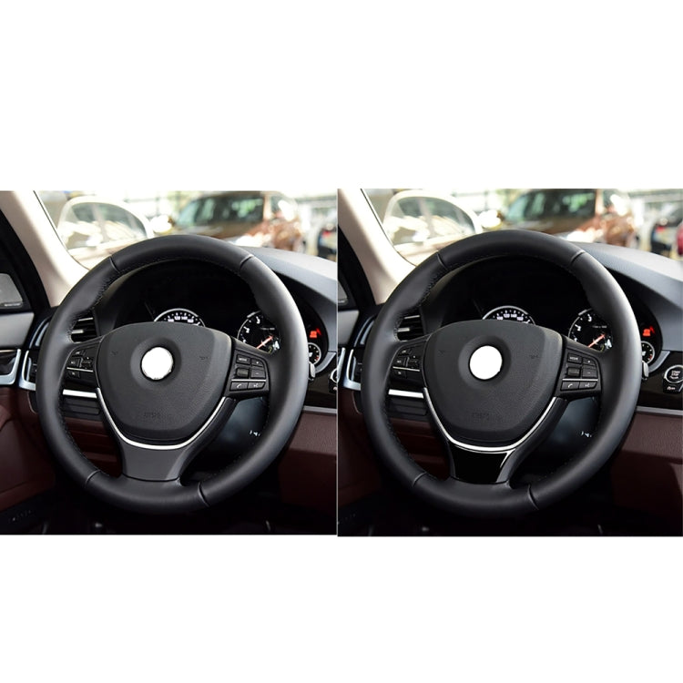 For BMW 5 Series F10 F18 2011-2017 A Edition Car Small Steering Wheel Decorative Sticker,Left and Right Drive Universal by buy2fix